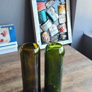 Minimalist Upcycled Highball Glass & Vase Duo