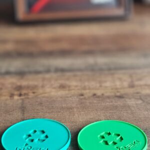 Kiseki Recycled Plastic Eco-Coasters (Set of 2)