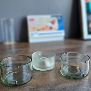 Heavy-Duty Upcycled Glass Ashtray