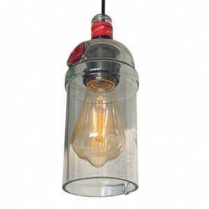 Minimalist Clear Spirit Bottle Pendant Light
